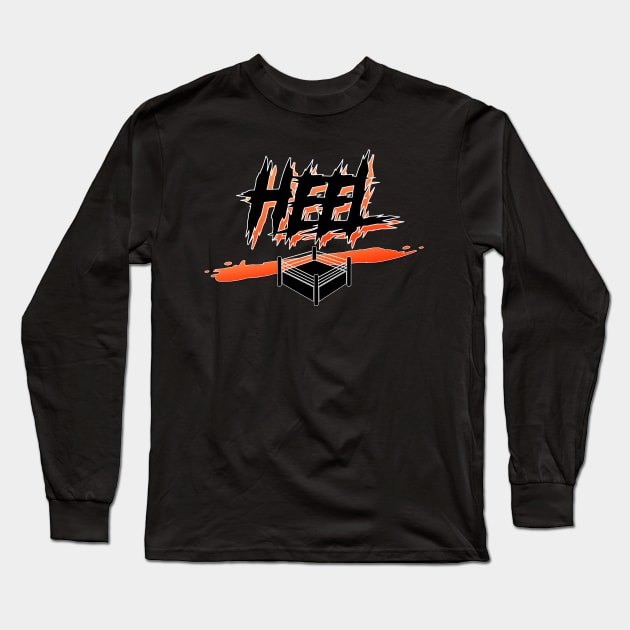 HEEL!!! Long Sleeve T-Shirt by C E Richards